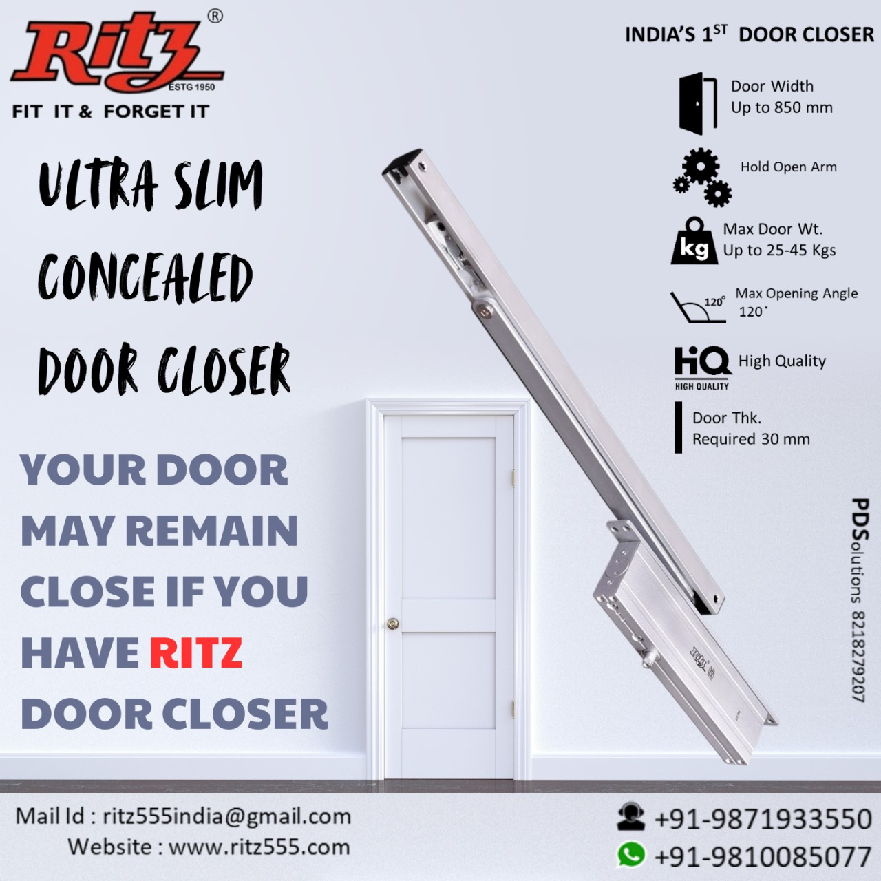 Concealed Door Closer